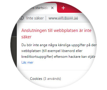 Google flaggar sajter som osäkra