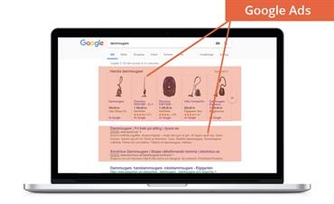 Annonser på Google sök (sponsrade länkar)